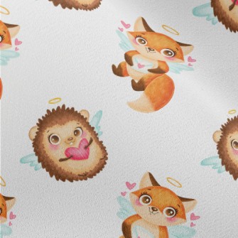 Fox And Hedgehog Celebrate Val Chiffon