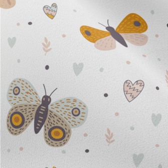 Cute Butterfly With Colorful W Chiffon