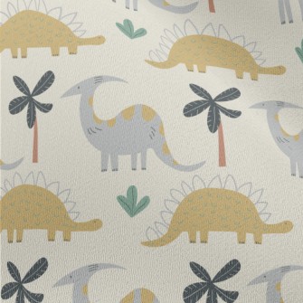 Little Dinosaurs Line Up In Th Chiffon