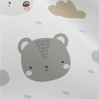 Cute Panda With Friends Chiffon