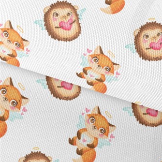 Fox And Hedgehog Celebrate Val Waterproof Oxford