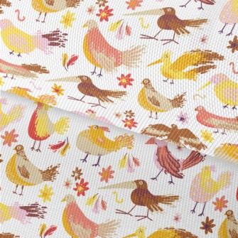 Happy And Funny Birds Waterproof Oxford