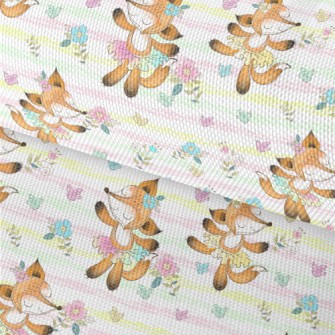 Cute Fox Ballerina Waterproof Oxford