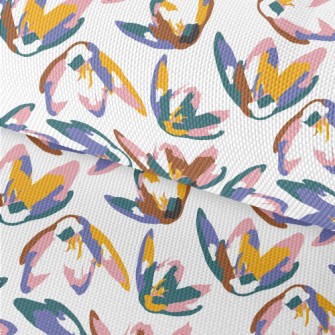 Abstract Colorful Plants Waterproof Oxford