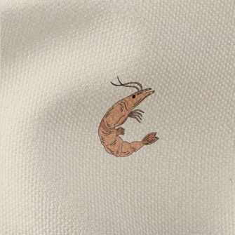 Delicious Shrimp And Lemon Sli Waterproof Canvas