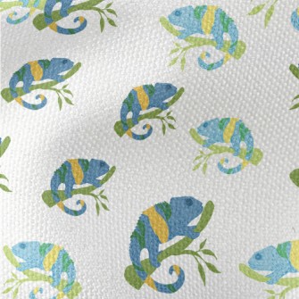 Chameleon In The Rainforest Waterproof Canvas