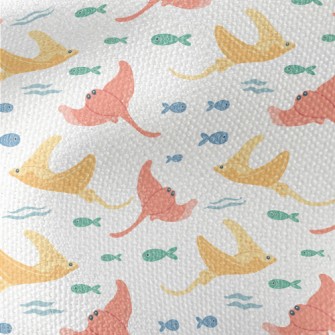 Symbiosis Between Stingrays An Waterproof Canvas