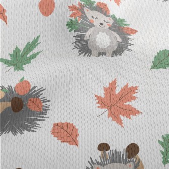 The Little Hedgehog Collects A Athletic Mesh Flat Back