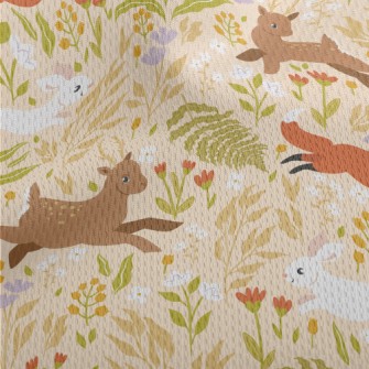 Small Animals Running On The G Athletic Mesh Flat Back