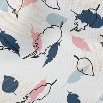 Artistic Tropical Palm Leaves Terry