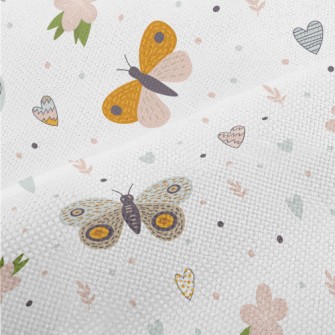 Cute Butterfly With Colorful W Performance Linen