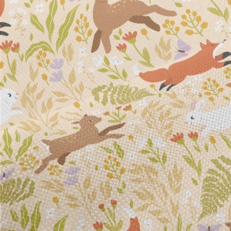 Small Animals Running On The G Performance Linen