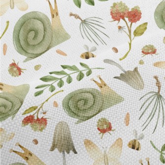 Raspberries Next To A Green Sn Performance Linen