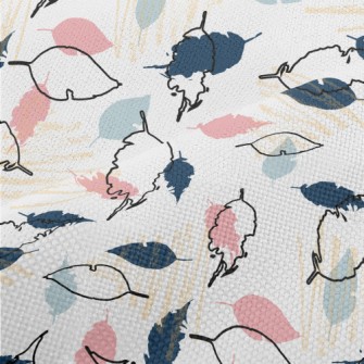 Artistic Tropical Palm Leaves Performance Linen
