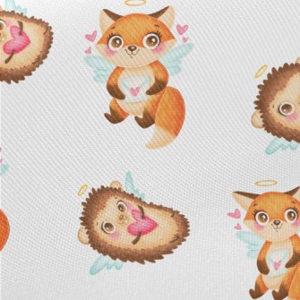 Fox And Hedgehog Celebrate Val Twill