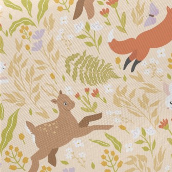 Small Animals Running On The G Twill