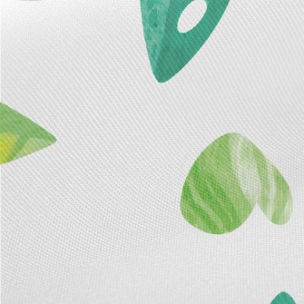 Green Heart Shaped Monstera Le Twill