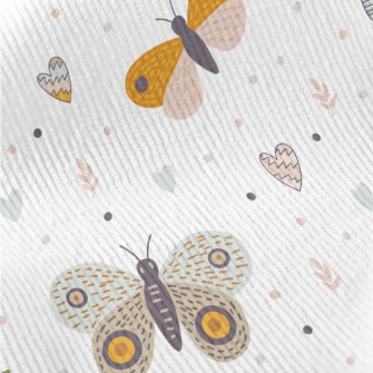 Cute Butterfly With Colorful W Standard Corduroy