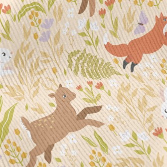 Small Animals Running On The G Standard Corduroy