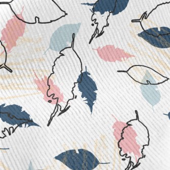 Artistic Tropical Palm Leaves Standard Corduroy