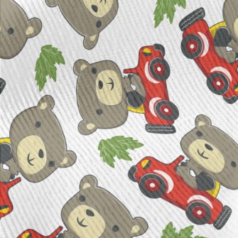 Grizzly Bear Driving A Car Standard Corduroy