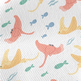 Symbiosis Between Stingrays An Standard Corduroy