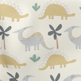 Little Dinosaurs Line Up In Th Stretch Ponte