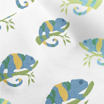 Chameleon In The Rainforest Micro Fleece