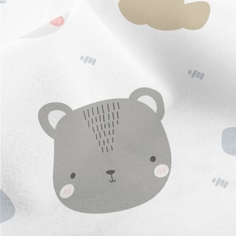 Cute Panda With Friends Micro Fleece