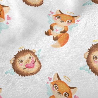 Fox And Hedgehog Celebrate Val Minky