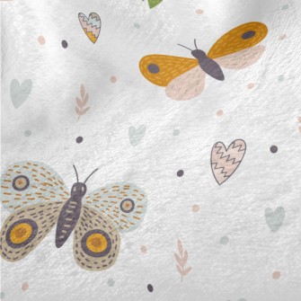 Cute Butterfly With Colorful W Minky