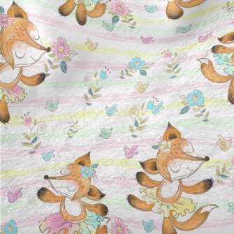 Cute Fox Ballerina Minky