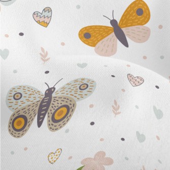 Cute Butterfly With Colorful W Lightweight Performance Linen