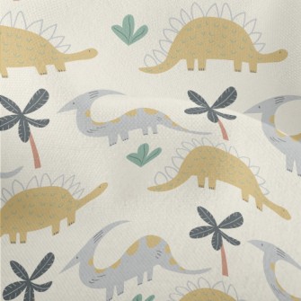 Little Dinosaurs Line Up In Th Lightweight Performance Linen
