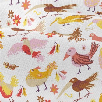 Happy And Funny Birds Modern Jersey