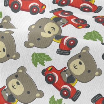 Grizzly Bear Driving A Car Modern Jersey