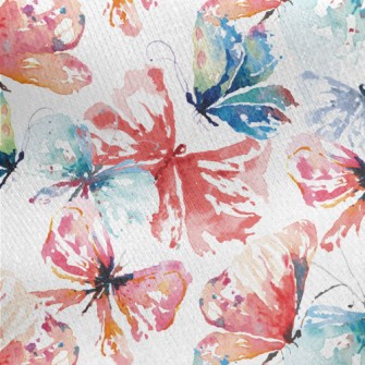 Beautiful Butterfly With Brill Jersey Backed Fleece