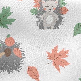 The Little Hedgehog Collects A Jersey Backed Fleece