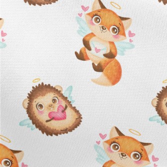 Fox And Hedgehog Celebrate Val Pongee