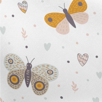 Cute Butterfly With Colorful W Pongee