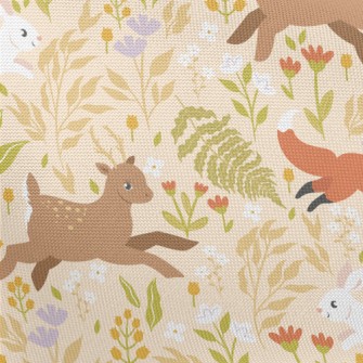 Small Animals Running On The G Pongee