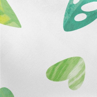 Green Heart Shaped Monstera Le Pongee