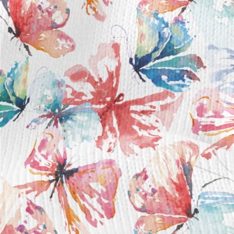 Beautiful Butterfly With Brill Stretch Jersey