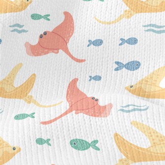 Symbiosis Between Stingrays An Stretch Jersey