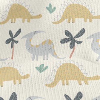 Little Dinosaurs Line Up In Th Stretch Jersey