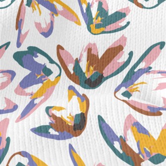 Abstract Colorful Plants Stretch Jersey