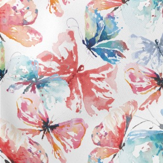 Beautiful Butterfly With Brill Lightweight Cotton Poplin