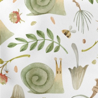 Raspberries Next To A Green Sn Lightweight Cotton Poplin