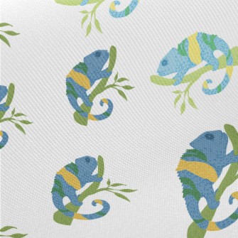 Chameleon In The Rainforest Midweight Cotton Poplin