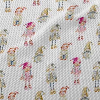 Elf Covering His Eyes Birdseye Piqué